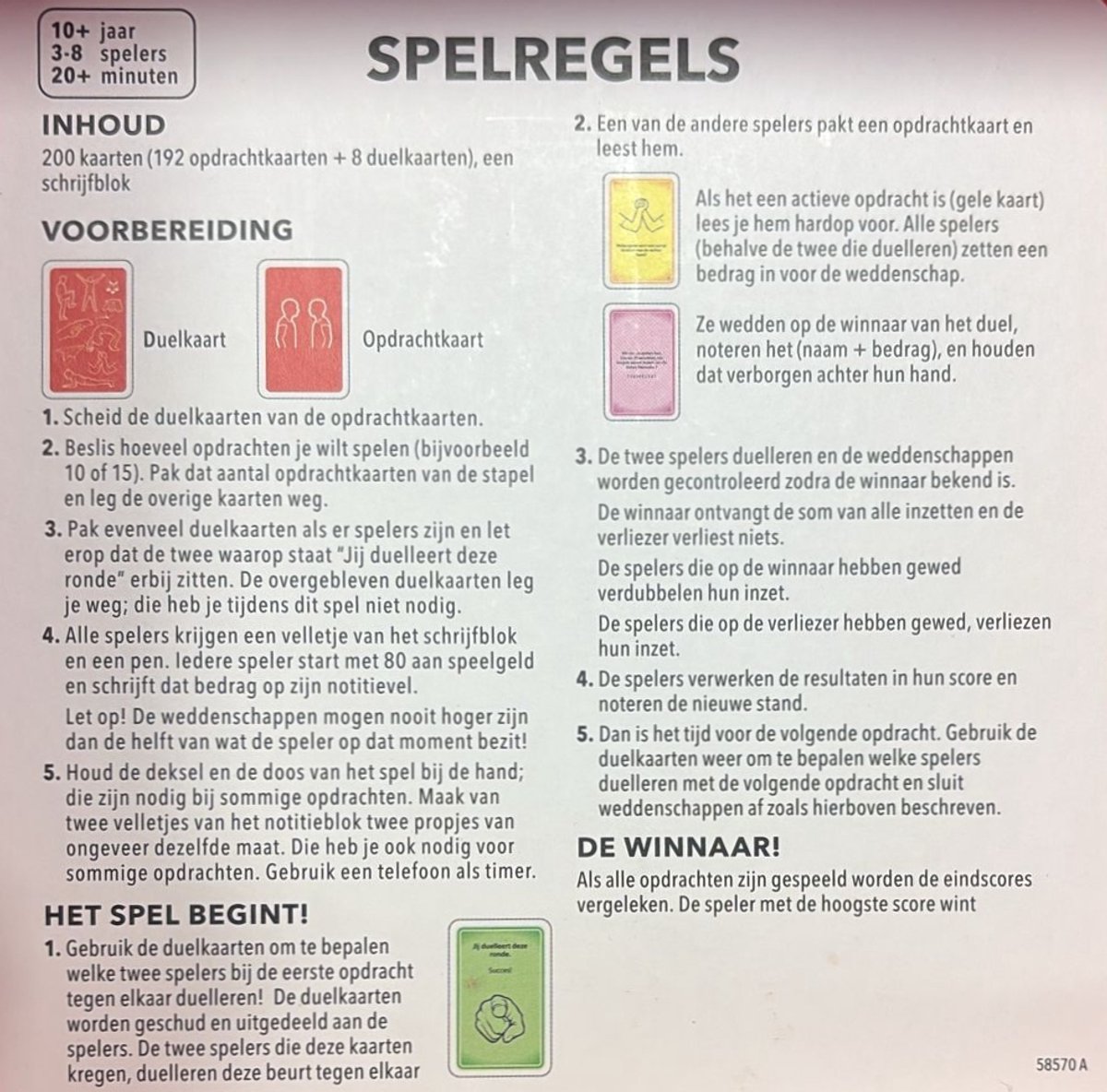 Tactic Wedden Dat Je Het Kan? Challenge! – Bordspel – Familiespel – Partyspel – 3-8 Spelers – Vanaf 10 jaar — cadeau in Spellen & Speelgoed - foto 6