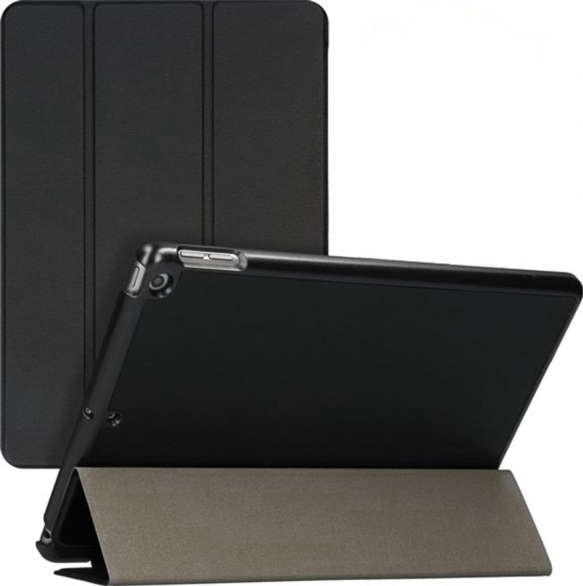 imoshion Tablet Hoes - Geschikt voor iPad 9e generatie (2021) 10.2 inch / 8e generatie (2020) 10.2 inch / 7e generatie (2019) 10.2 inch - Trifold Bookcase - Zwart op Prijzenvolger.com