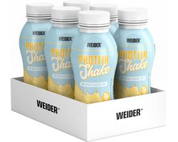 Weider Protein Shake (6x330ml) Vanilla - Eiwitten - Eiwit RTD