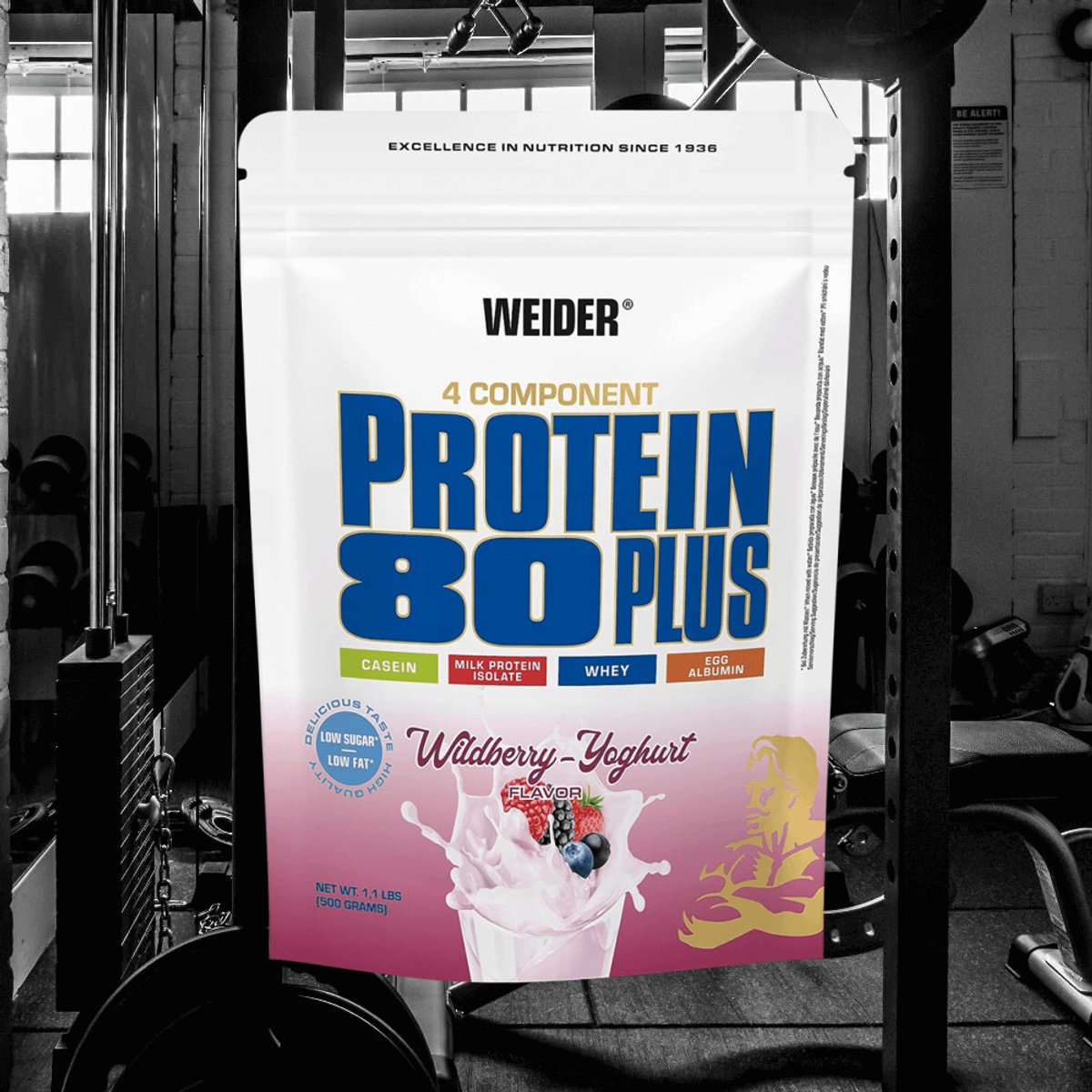 Weider Protein 80 Plus (500g) Wildberry-Yoghurt - Eiwitten - Eiwit Mix