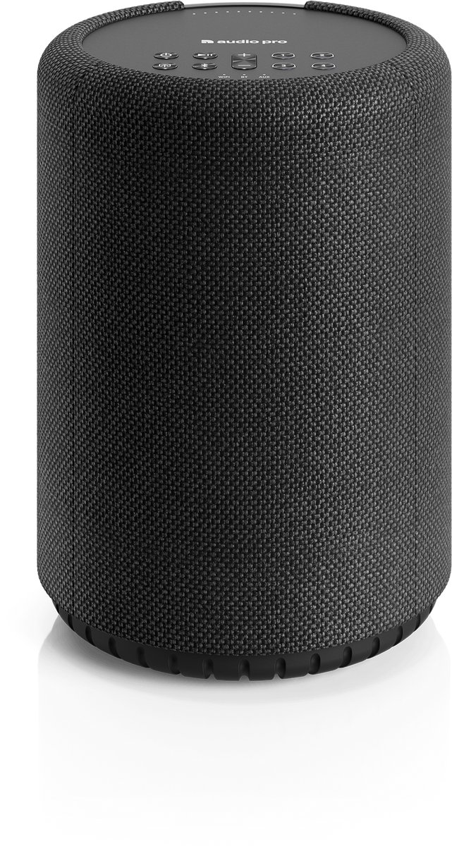 Audio Pro A10 MkII Smart Multiroom Actieve Luidspreker - Draadloze WiFi & Bluetooth Luidspreker - Multiroom - 4 WiFi Presets - Zwart