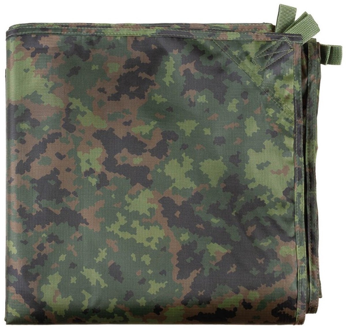 MFH Tarp / Afdekzeil, 210D Oxford polyester rip-stop, M05 camo, bevestigingslussen, 300 x 300CM