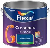 Flexa - Creations Muurverf Extra Mat - Free Groove - Kleur van het jaar 2026 - Mengverf - 2.5 L