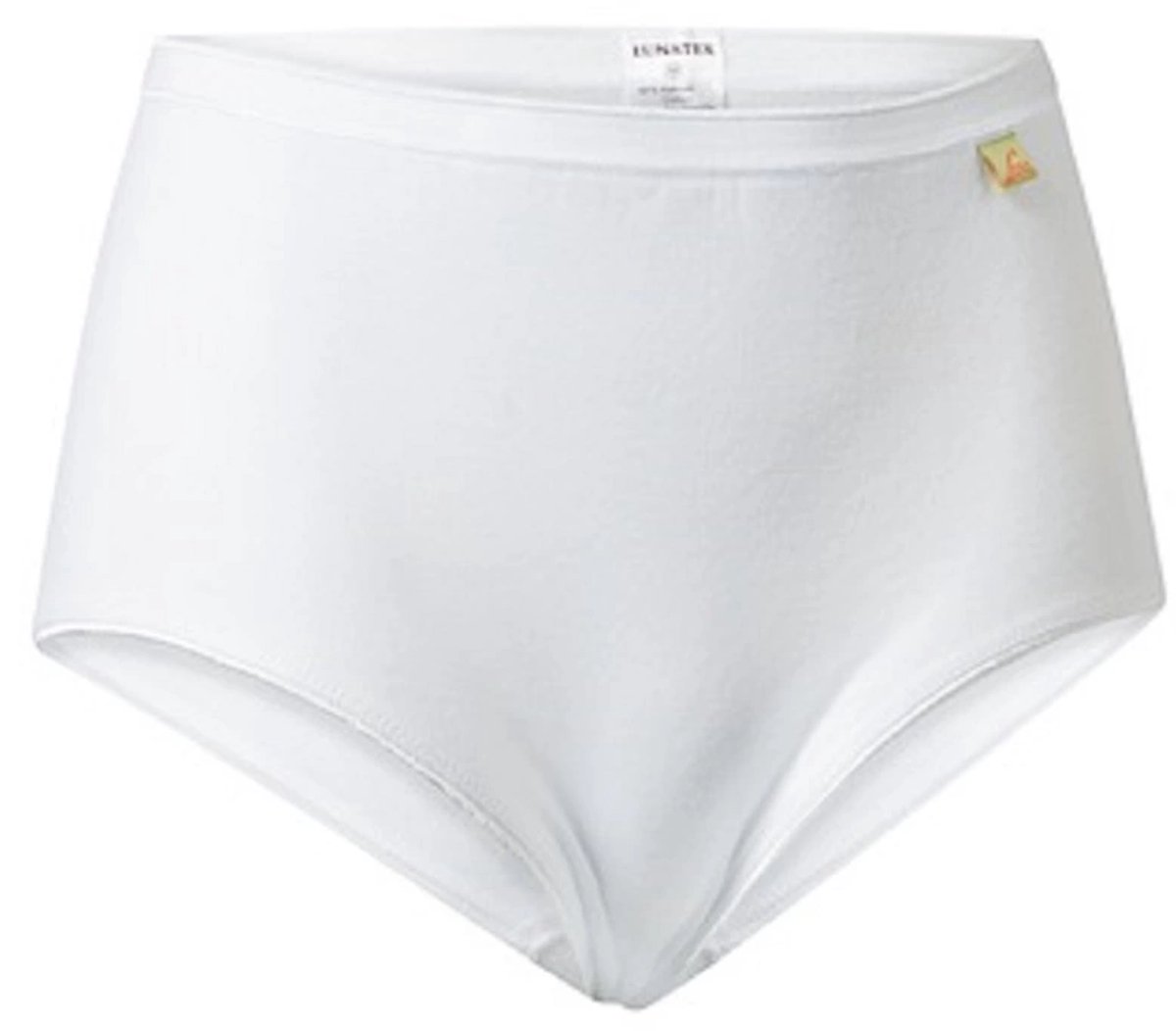 Lunatex - 5 dames taille slips - perfecte pasvorm - wit - maat XL