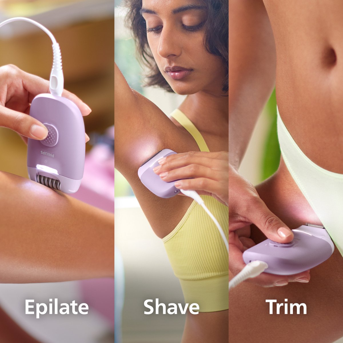 DAP Epilator Series 4000 Epileren met Snoer en 4 Accessoires - afbeelding 2