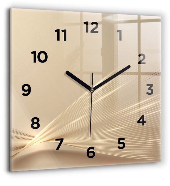 YIWOYI 40/60 CM Grote Wandklok Ronde Metalen Stille