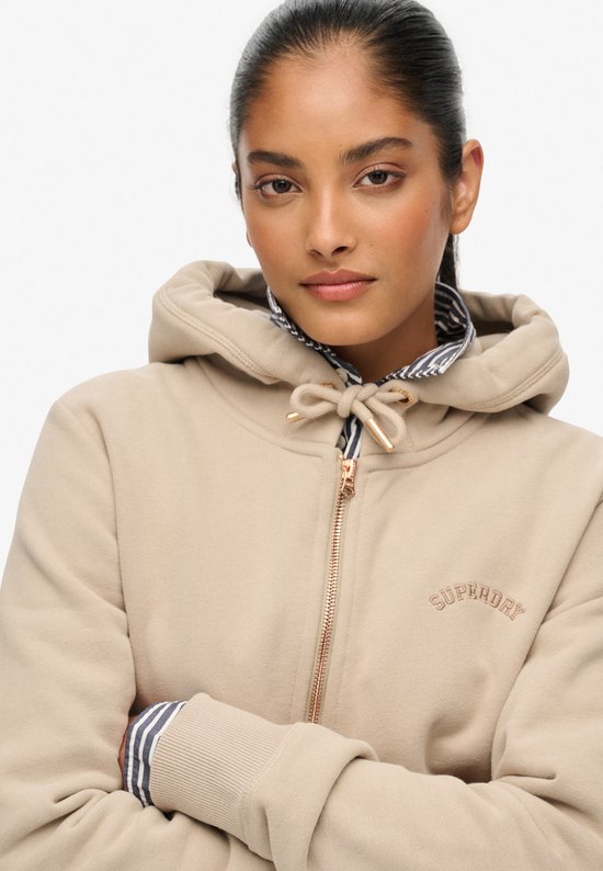 Superdry - Essential Logo hoodie met rits - Dames - Hoodies