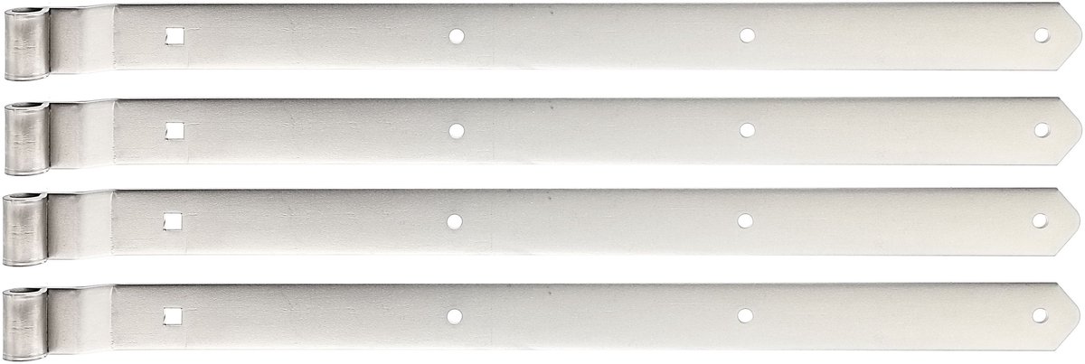 Alberts 845971 Rolluikband | in diverse uitvoeringen | roestvrij staal | rol Ø16 mm | afmeting 704 x 45 mm | Set van 4