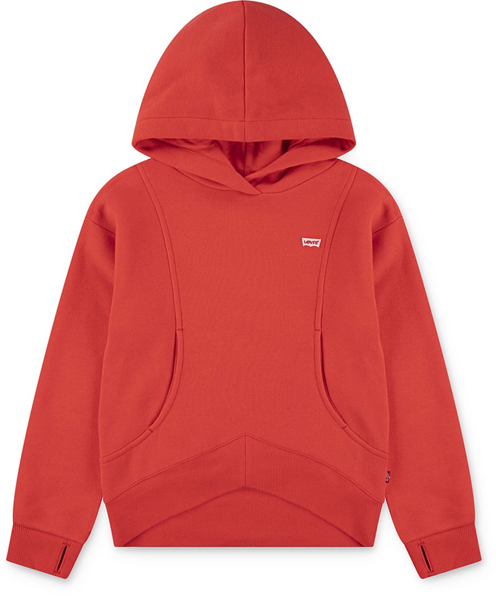 Levi´s ® Kids Batwing Patch Hoodie 10 Years Meisjes Rood