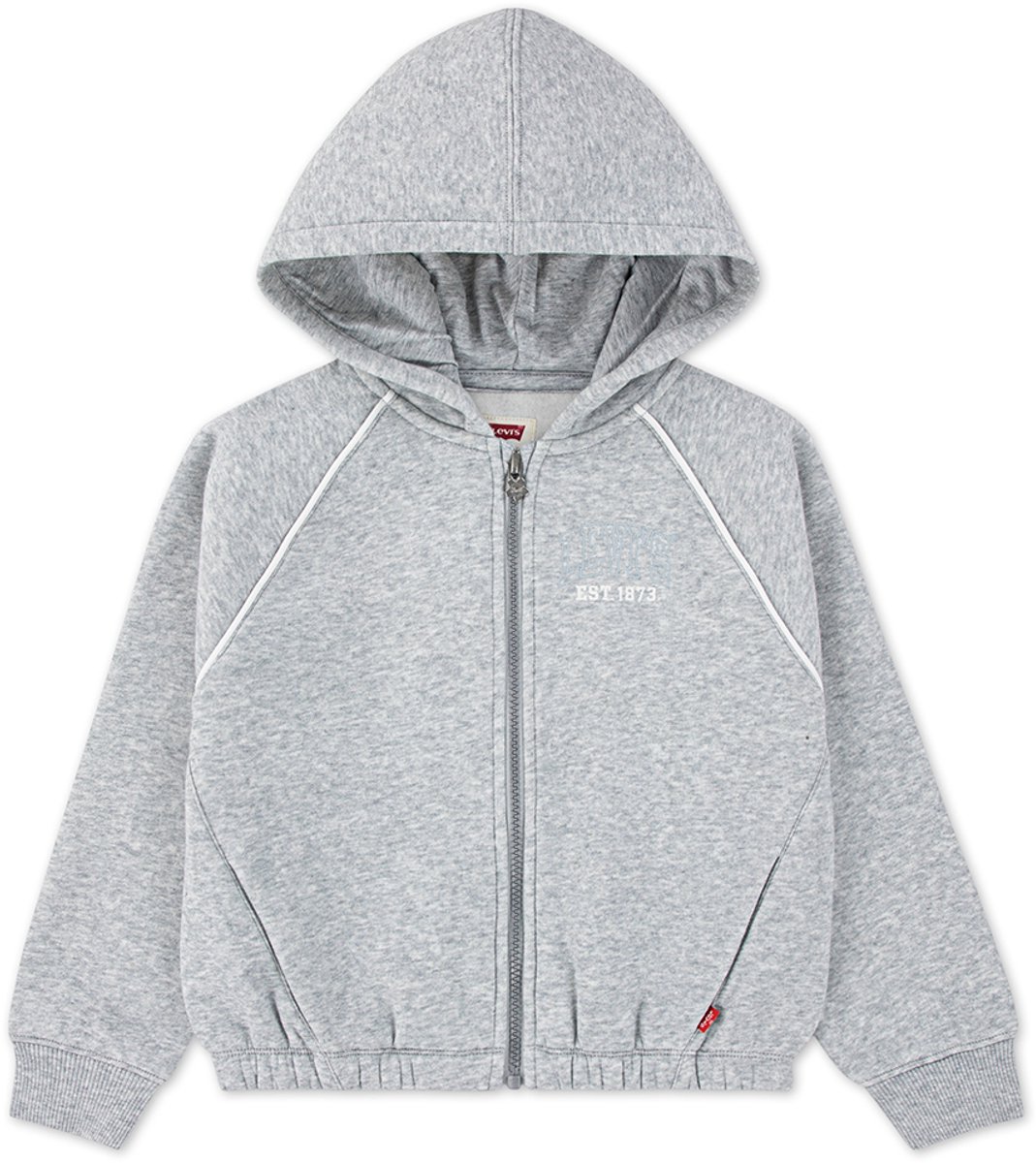 Levi´s ® Kids Meet And Greet Sweatshirt Met Rits 4 Years Meisjes Grijs