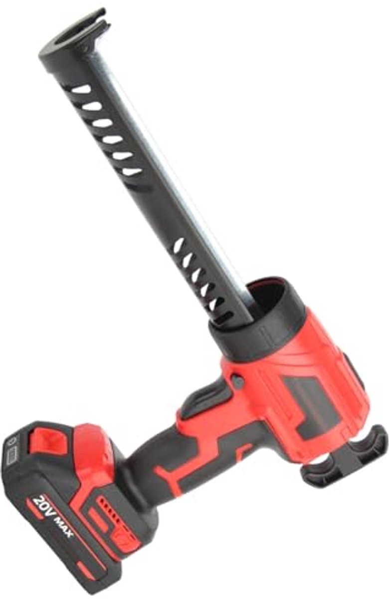 Kitpistool, 100-240V, 6000-6500K Werkt op Batterijen, Hoog Rendement, 4 Instelsnelheden Auto Reverse Snoerloos Kitpistool LED-licht voor (EU-stekker