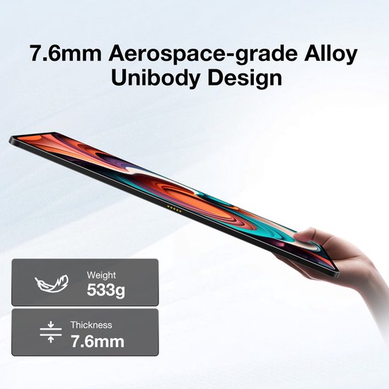 DOOGEE T40 Table 11 "2.5K 20GB 20GO RAM + 512GO ROM Android 14 Helio G99 Battery 8580mAh 16MP + 8MP,Zwart van Merkloos — afbeelding 5