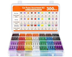 Autozekeringen - Autozekeringenset - Gemengde Autozekeringensets 300 Stuks - Voor Auto’s Trucks SUV’s ATV’s - Transparent