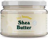 Shea Butter 100% Biologisch & Ongeraffineerd uit Ghana - 250ml glazen pot - Shea Butter voor Gezicht, Haar en Lichaam