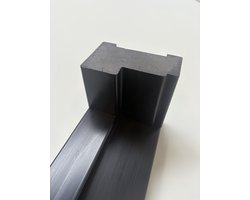 Kunststof onderdorpel | 100cm | inclusief kunststof neuten 100mm | Buitendraaiend | Bevestigingsset | kopmaat 66x110mm | Complete set | Kozijn renovatie | Nooit geen verrotte onderdorpel meer