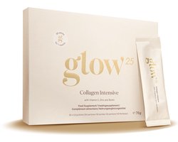 Glow25® Collageen Intensief (30 stuks) - met vitamine C, zink en biotine - collageenhydrolysaat met tripeptiden