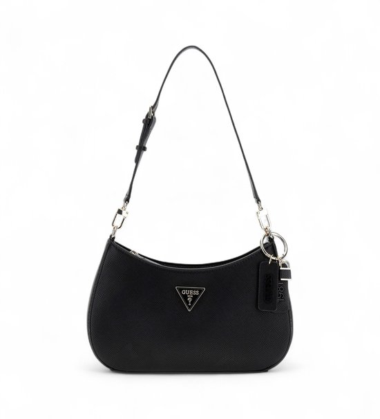 GUESS Sac à épaule Noelle II Top Zip Shoulder Bag Black Noir