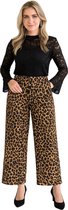 Wijde print Luipaardprint Broek - Zomer Vibe - Extra Breed