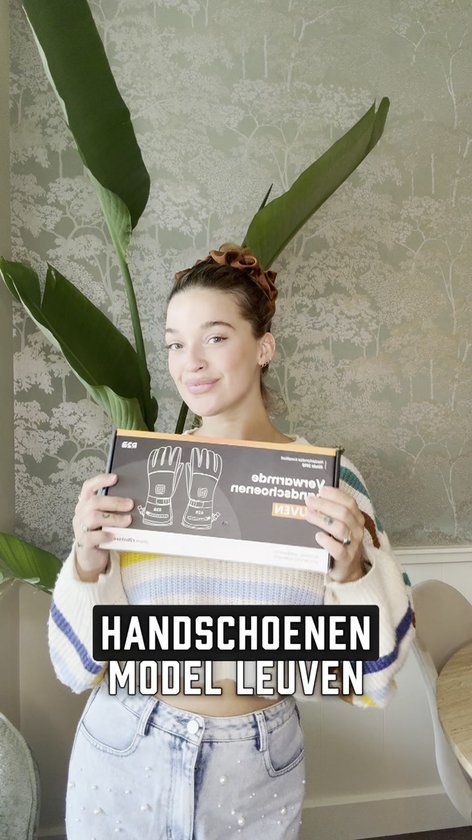 R2B Verwarmde Handschoenen oplaadbaar - Maat L - Waterdicht - Elektrische Handschoenen Winter - Touchscreen Handschoenen Heren & Dames - Model 'Leuven'