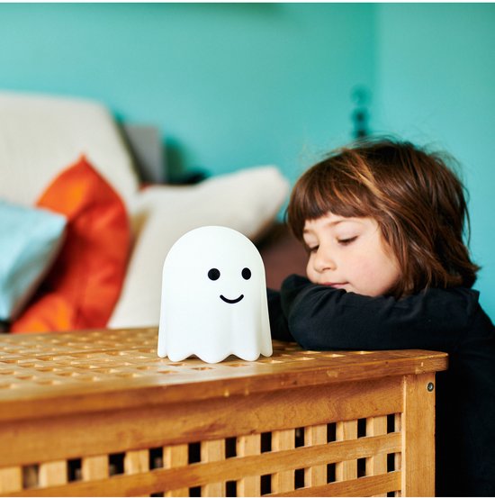 BOO Spooklampje - Zacht Siliconen LED Nachtlamp Oplaadbaar van Merkloos — afbeelding 4