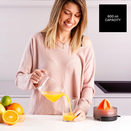 Compacte Elektrische Citruspers met Extra Grote Perskegel en Dubbele Rotatie - Vaatwasserbestendig en Ruimtebesparend — afbeelding 5
