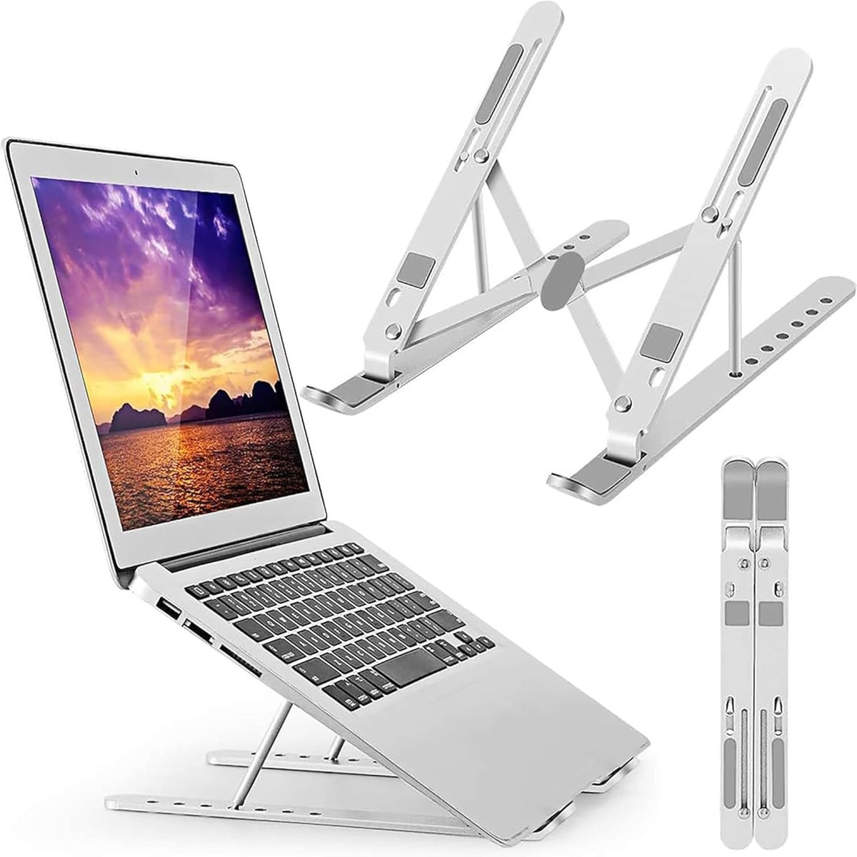 Opvouwbare en Draagbare Laptopstandaard voor 10-15,6 Inch Laptops