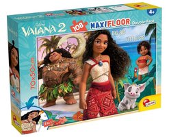Lisciani - Vaiana 2 - Double face - Puzzel Maxifloor - 108 stukjes