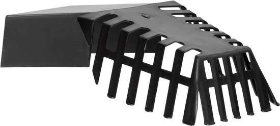 Martens Bladvanger voor kiezelbak - 60X80 mm - Zwart