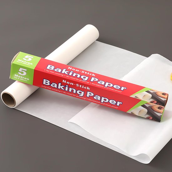 Baking Paper Sheets 30 cm x 5 m Butter Bread Paper Roll Deli Paper ...