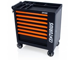 Gereedschapswagen Gevuld – 255-Delig / 7 Lades – Afsluitbaar – Anti-Omval Systeem – Verrijdbaar | Centurius