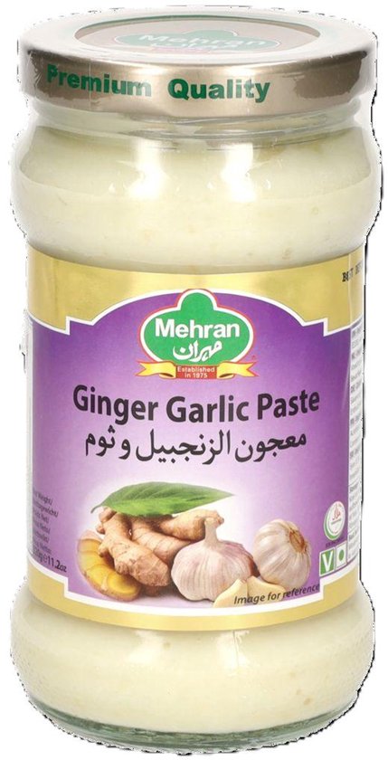 Mehran | Gember Knoflook pasta 320 gram | ginger garlic paste