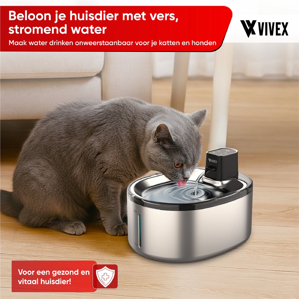 Vivex Draadloze Drinkfontein thumbnail 2