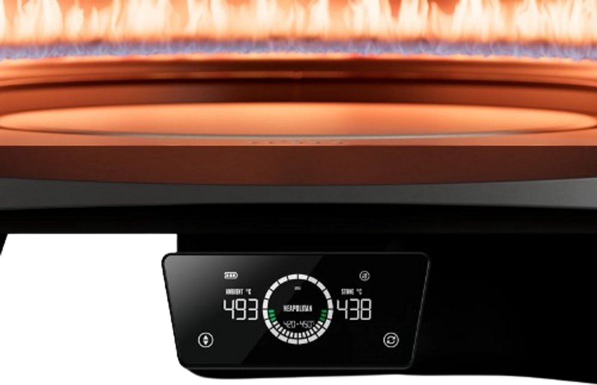 Witt Etna Rotante Control 16 - Four à pizza au gaz - Noir