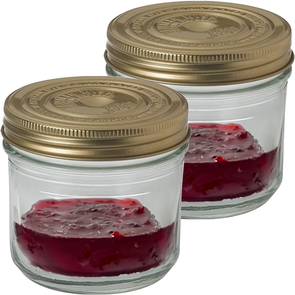 Le Parfait Weckpot/inmaakpot - 8x - met schroefdeksel - 500 ml