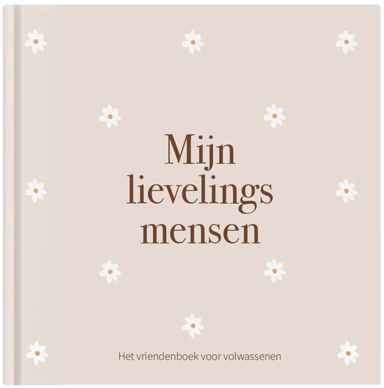 Vriendenboek volwassenen | invulboek vriendschap | madelief | Writemoments