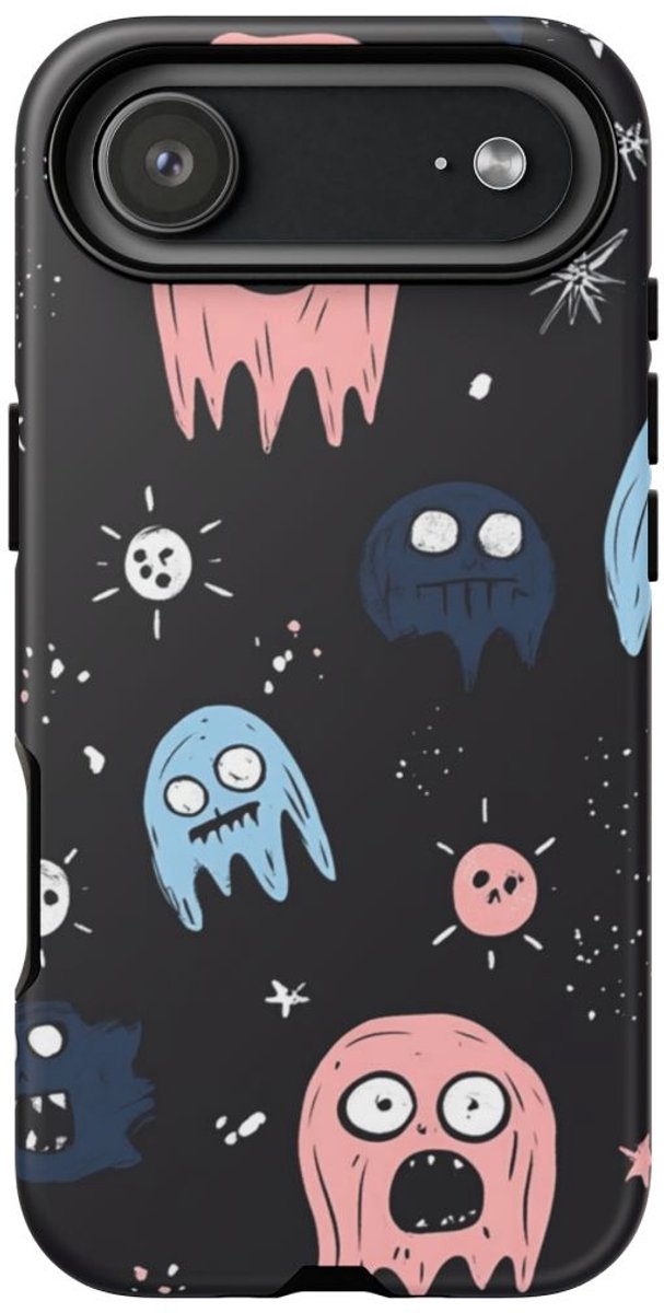 Schattig Spookjespatroon in Pastelkleuren – Telefoonhoesje Geschikt voor iPhone 17 Air