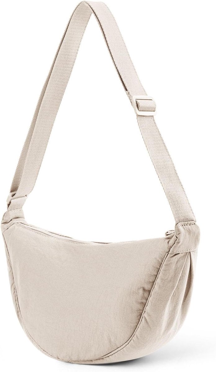 Crossbody Schoudertas Dames Halve Maan - Klein Eenkleurig Reistas