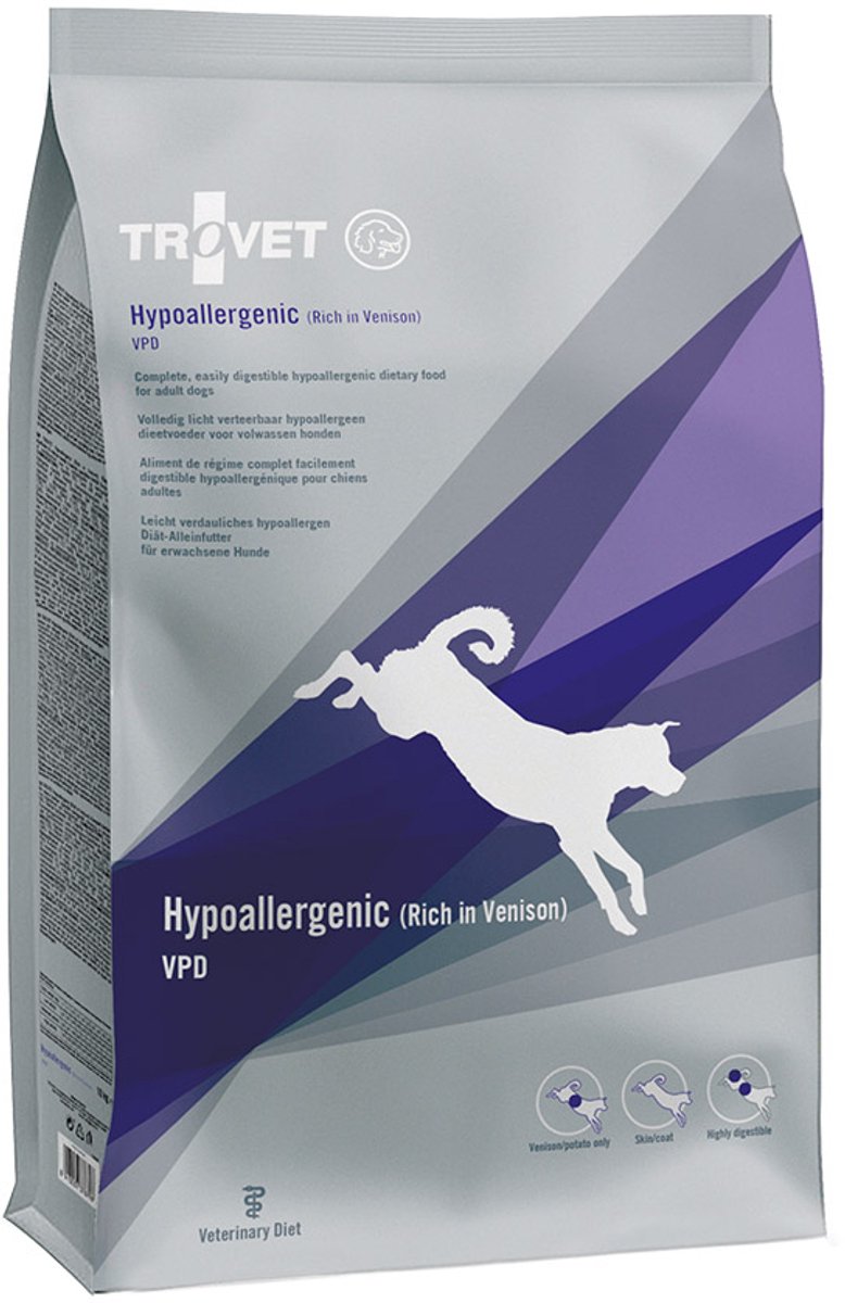 TROVET Hypoallergenic VPD (Venison) Hond - 2 x 3 kg
