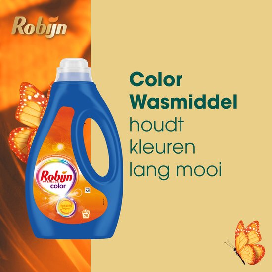 Robijn Vloeibaar Wasmiddel - Color - 6 x 20 wasbeurten