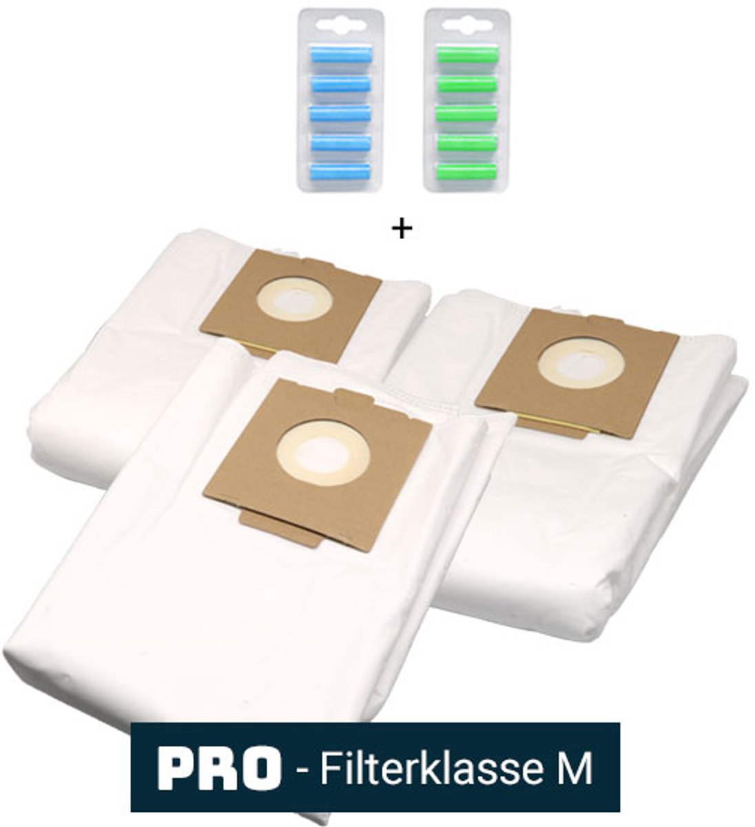 Propex Parts Stofzuigerzakken - Geschikt voor Festool 496187 PRO - 10 stuks + 10 geurstaafjes