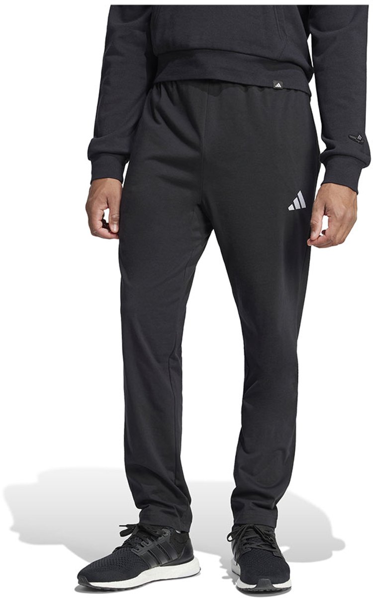 Adidas Essentials Small Logo Single Jersey Joggers S Regular Man Zwart