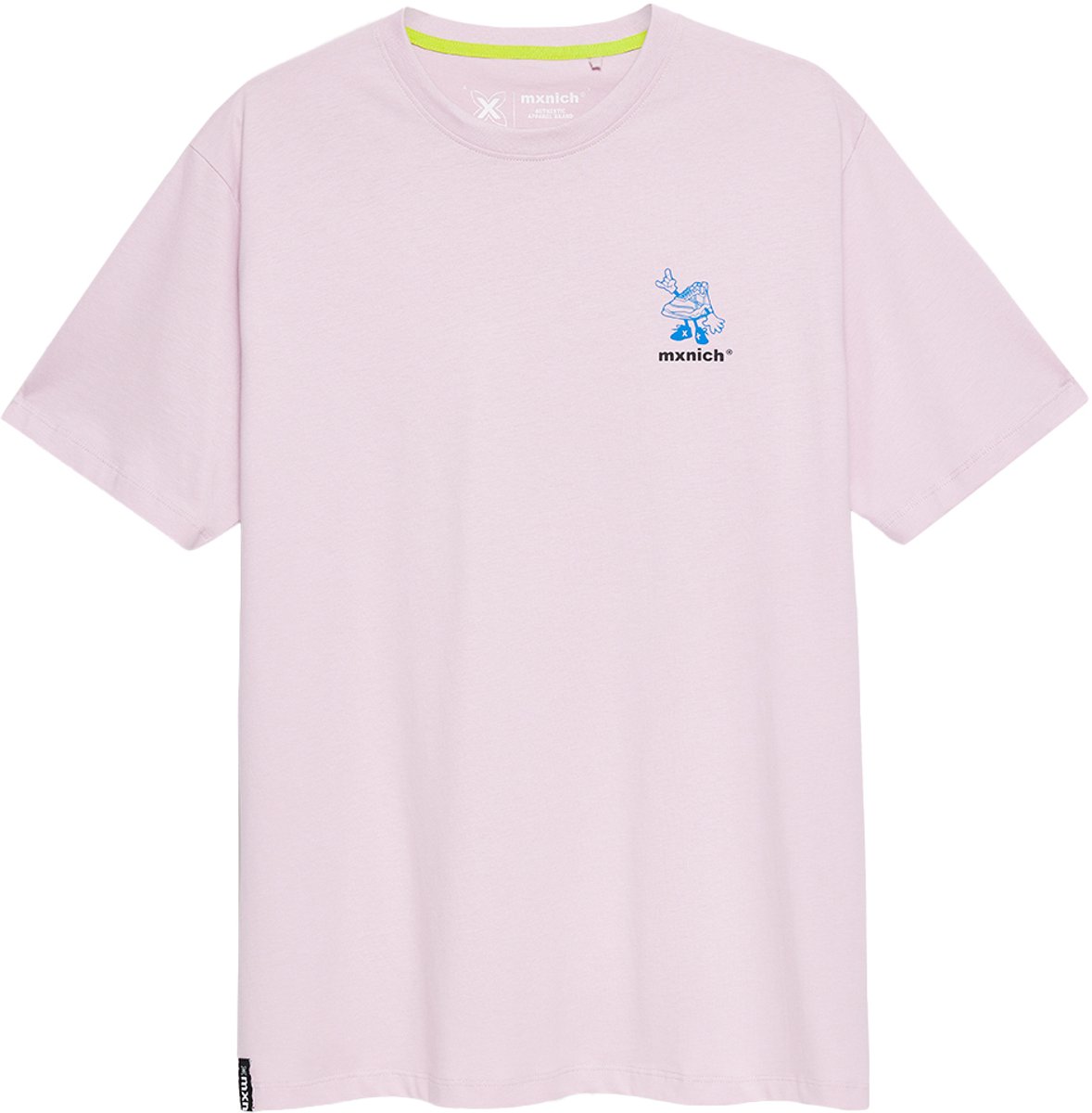 Munich Oversize Pixel Streetwear T-shirt Met Korte Mouwen Roze XL Man