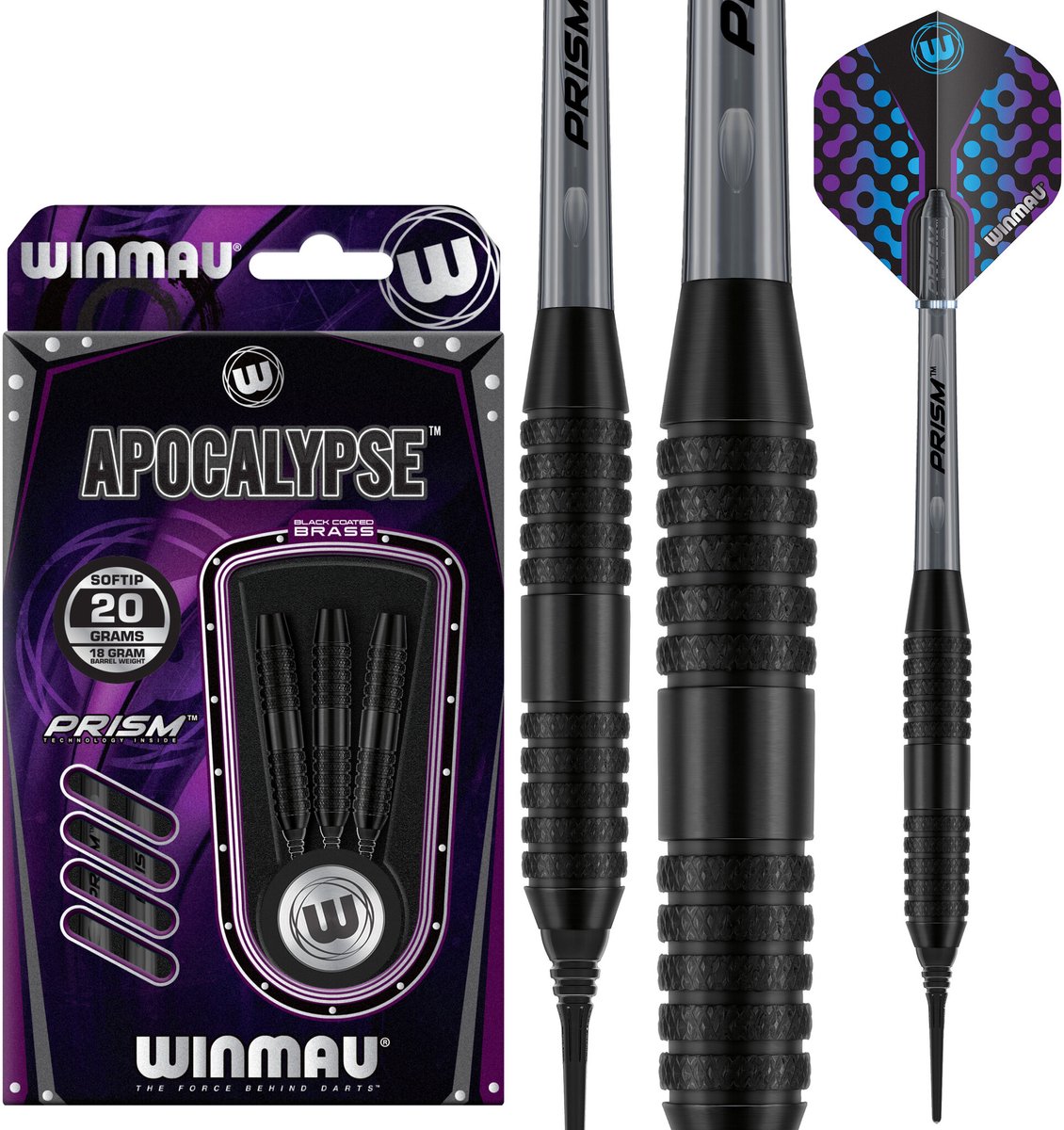 Winmau Apocalypse 3 Brass - Soft Tip Darts