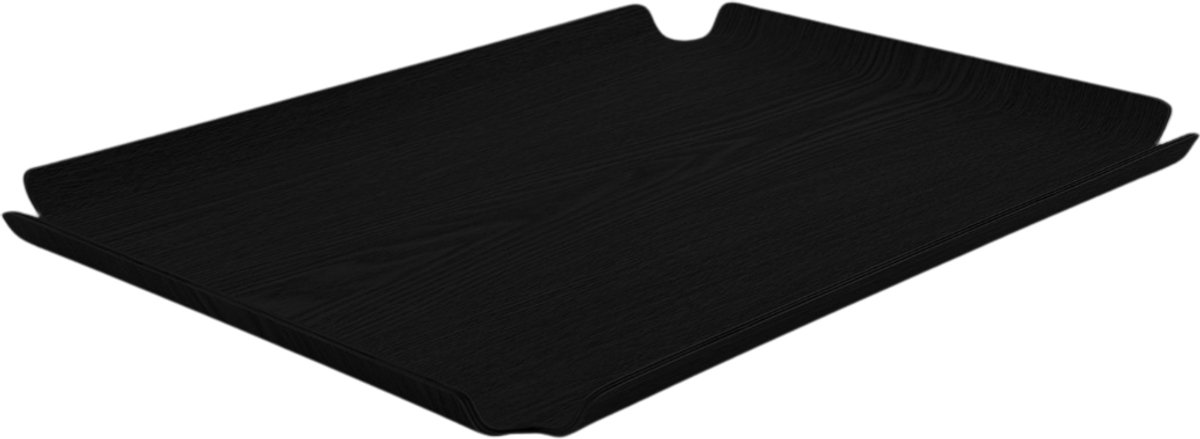 XLBoom Deck Tray 42x32cm Zwart – Houten serveer- en display tray – Verkrijgbaar in Oak | Walnut | Black – Design dienblad met antislip & stapelbaar