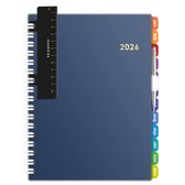Agenda 2026 – A5 – Weekagenda – Hardcover – Blauw
