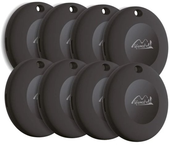 Lifemate - Life Tag - Apple Find My / Zoek Mijn tracker - Sleutelvinder - Air - Bluetooth tracker - 8 Pack