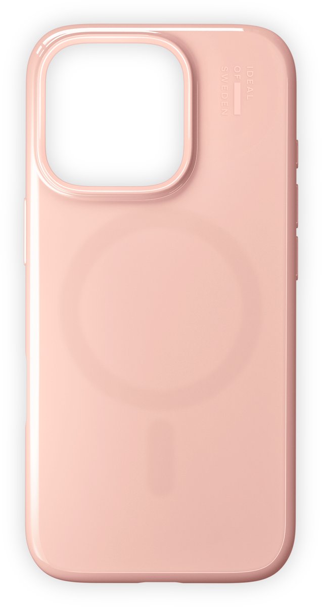 iDeal of Sweden Slim Case MagSafe geschikt voor iPhone 16 Pro Glossy Blush Pink - Roze