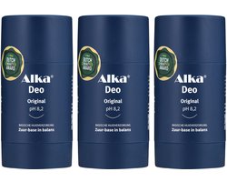 Alka® Deo 3 x 30 ml - Basische Deo pH 8,2 - Vegan & Natuurlijke en Gezonde Deodorant - 0% Aluminium - Deodorant Stick - Unisex