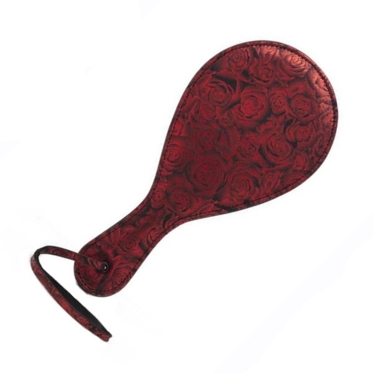 Fifty Shades of Grey Sweet Anticipation - Paddle met rozenpatroon - Polyester - Rood/zwart - 42.5cm