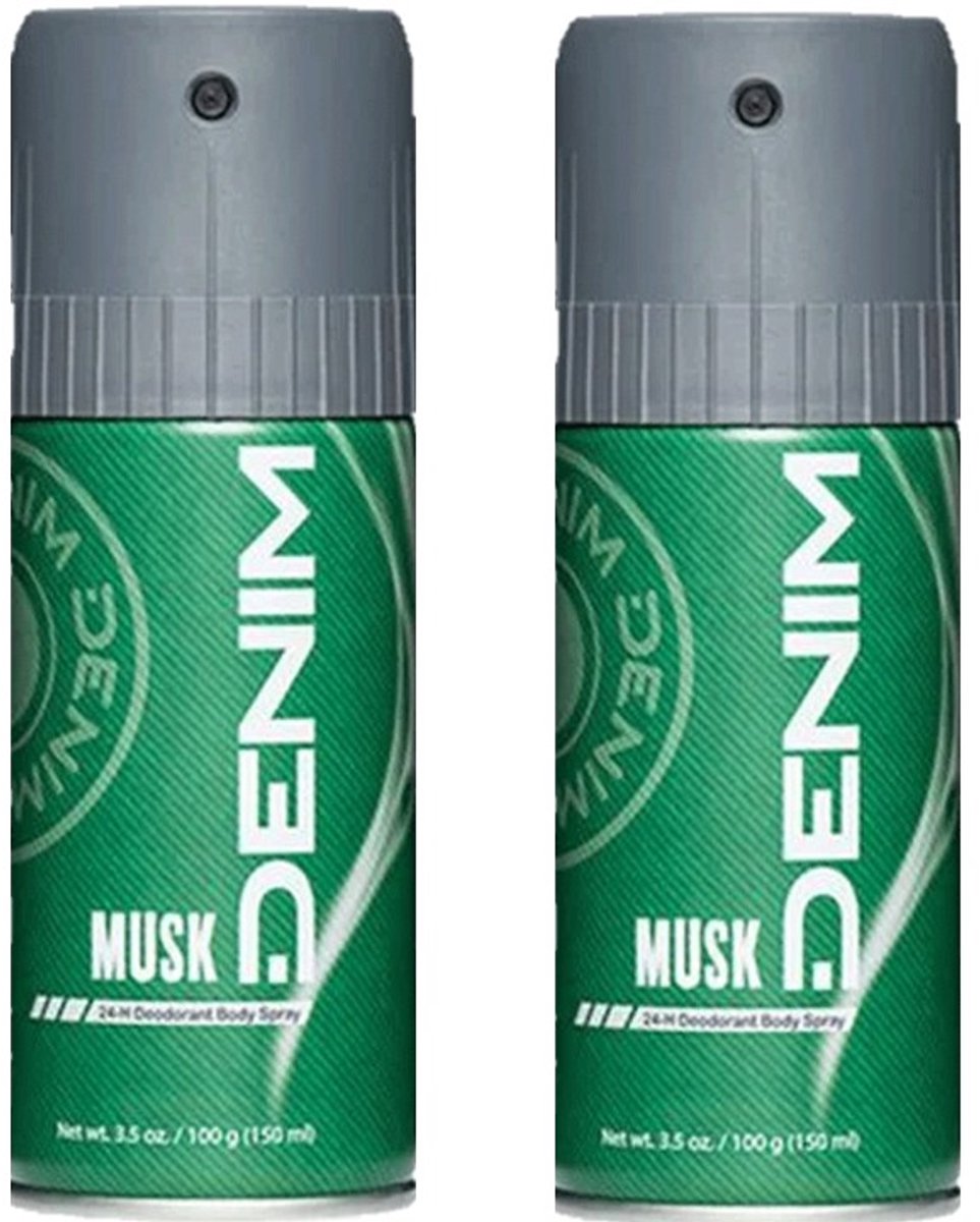Denim Deo Spray – Musk - 2 x 150 ml